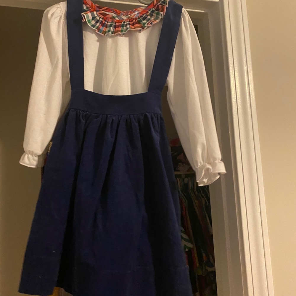 Smocked Sweets 3T ruffle shirt, corduroy dress